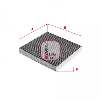 Filtre, air de l'habitacle SOFIMA S 4288 CA