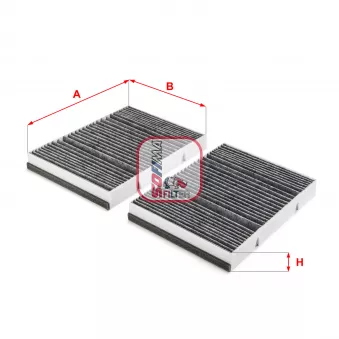 Filtre, air de l'habitacle SOFIMA S 4294 CA