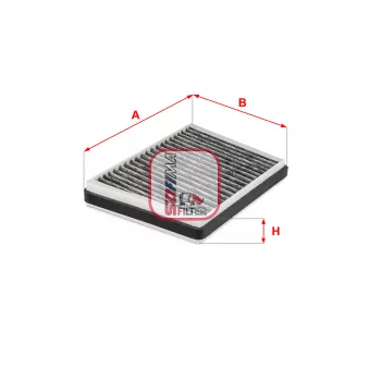Filtre, air de l'habitacle SOFIMA S 4297 CA