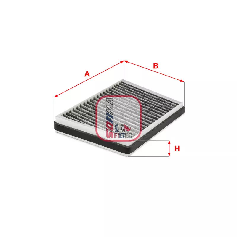 Filtre, air de l'habitacle SOFIMA S 4297 CA