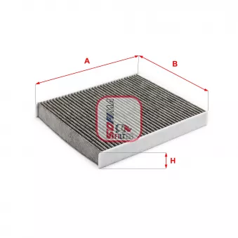 Filtre, air de l'habitacle SOFIMA S 4314 CA