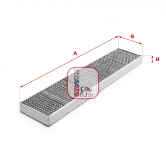 Filtre, air de l'habitacle SOFIMA S 4317 CA