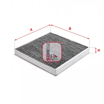 Filtre, air de l'habitacle SOFIMA S 4318 CA