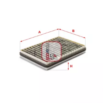Filtre, air de l'habitacle SOFIMA S 4322 CA