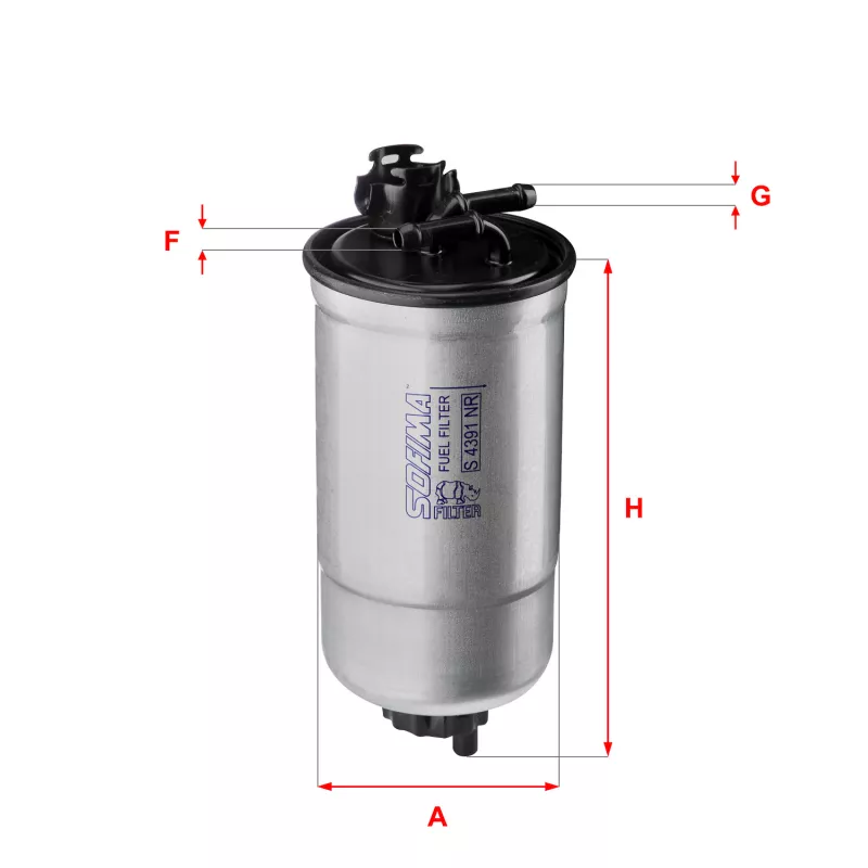 Filtre à carburant SOFIMA S 4331 NR