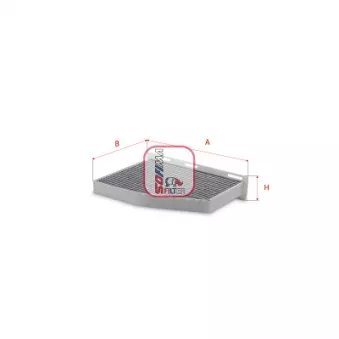 Filtre, air de l'habitacle SOFIMA S 4376 CA