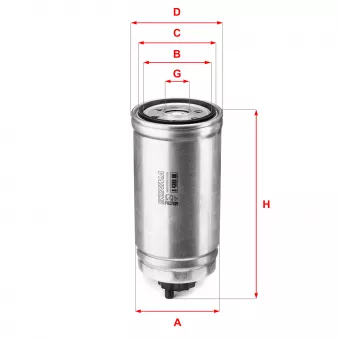 Filtre à carburant SOFIMA S 4399 NR