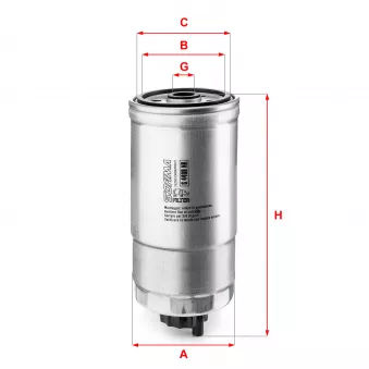 Filtre à carburant SOFIMA S 4408 NR