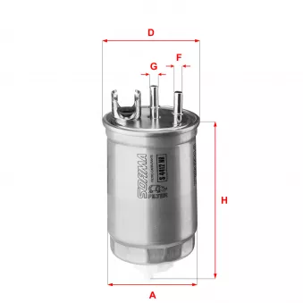 Filtre à carburant SOFIMA S 4412 NR