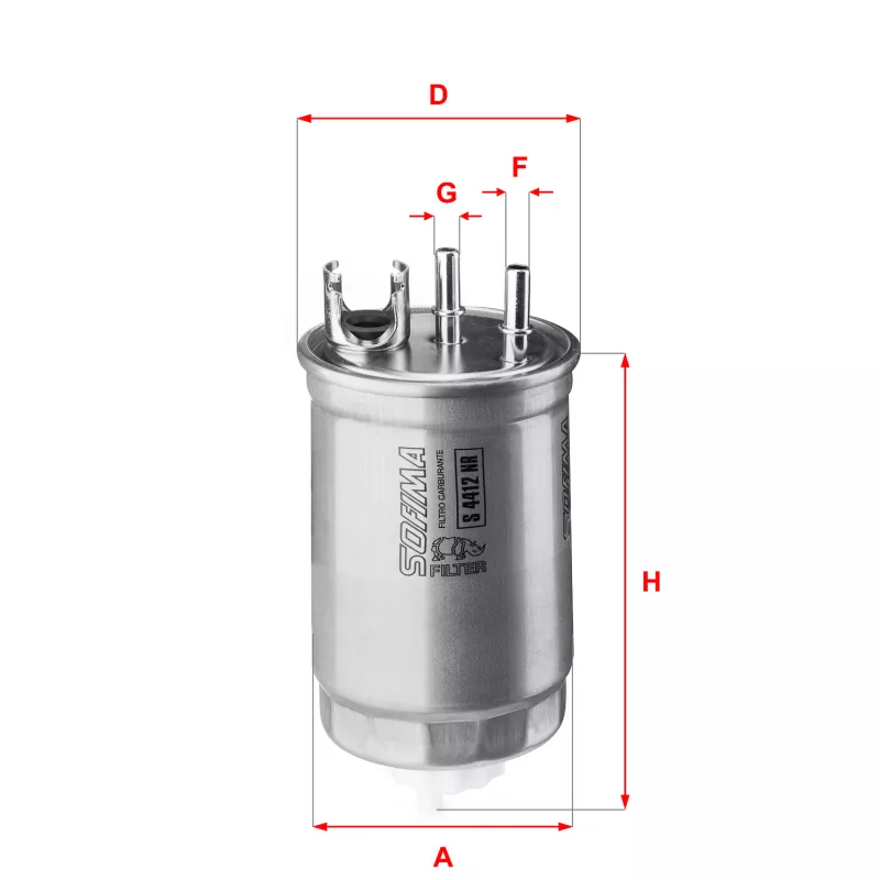 Filtre à carburant SOFIMA S 4412 NR