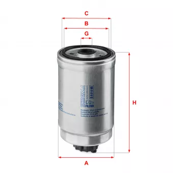 Filtre à carburant SOFIMA S 4414 NR