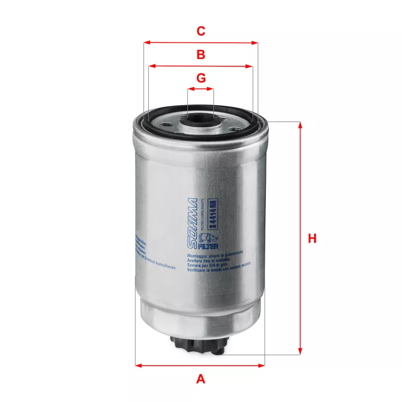 Filtre à carburant SOFIMA S 4414 NR