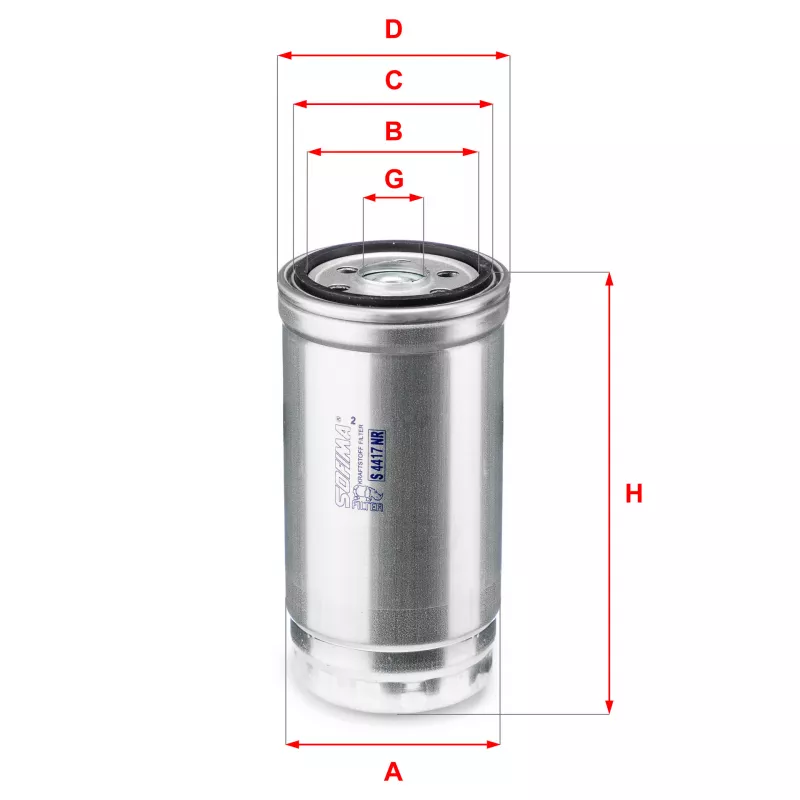 Filtre à carburant SOFIMA S 4417 NR