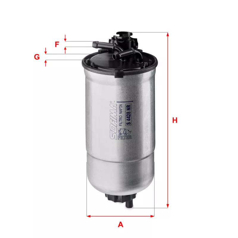 Filtre à carburant SOFIMA S 4428 NR