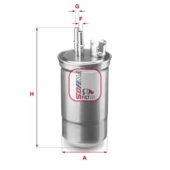 Filtre à carburant SOFIMA S 4433 NR