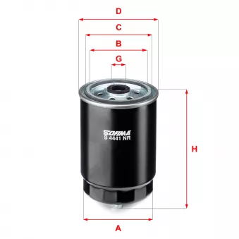 Filtre à carburant SOFIMA S 4441 NR