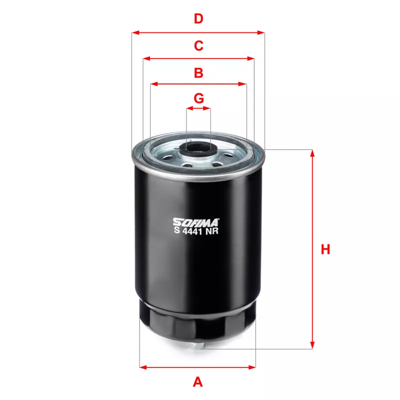 Filtre à carburant SOFIMA S 4441 NR