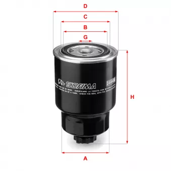 Filtre à carburant SOFIMA S 4444 NR