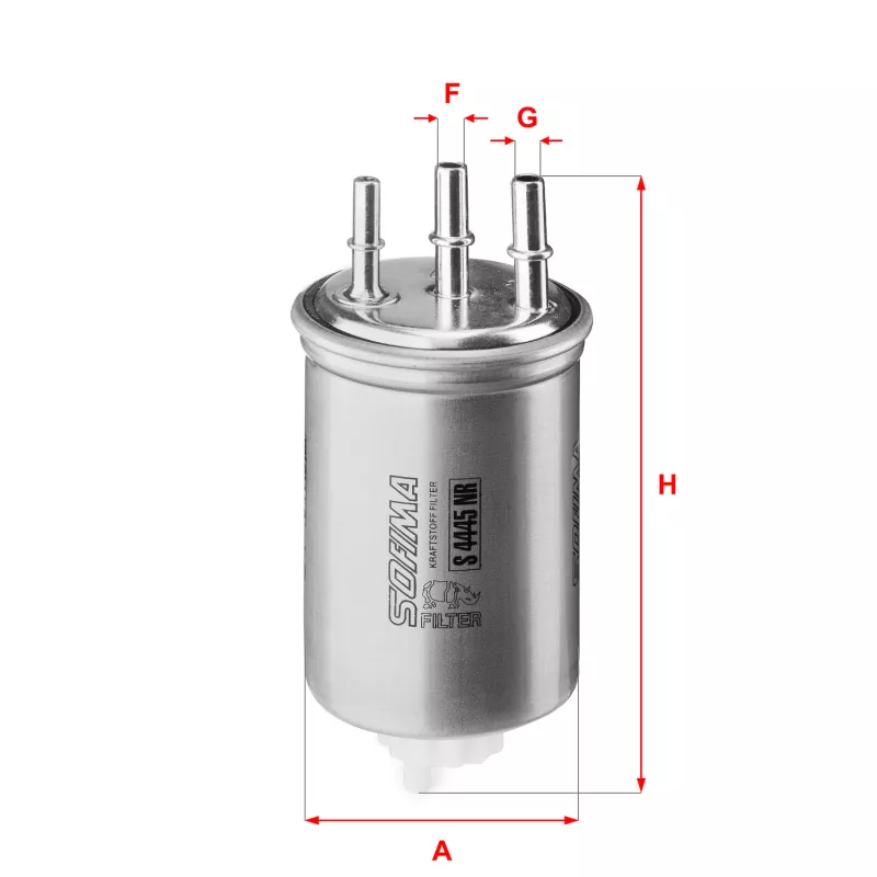 Filtre à carburant SOFIMA S 4445 NR