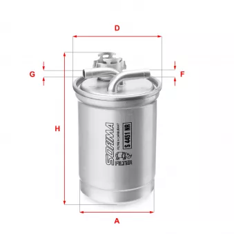 Filtre à carburant SOFIMA S 4451 NR