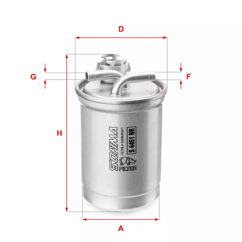 Filtre à carburant SOFIMA S 4451 NR