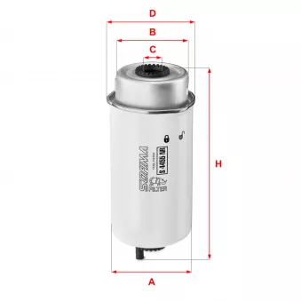 Filtre à carburant SOFIMA S 4455 NR
