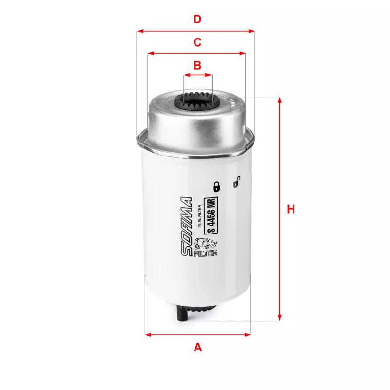 Filtre à carburant SOFIMA S 4456 NR