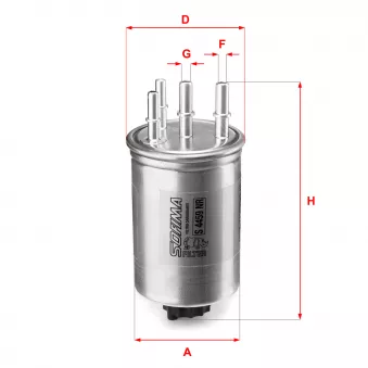 Filtre à carburant SOFIMA S 4459 NR