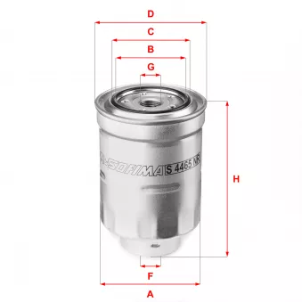 Filtre à carburant SOFIMA S 4465 NR