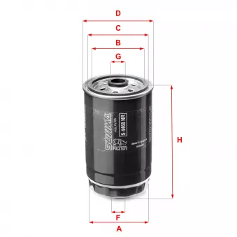 Filtre à carburant SOFIMA S 4468 NR
