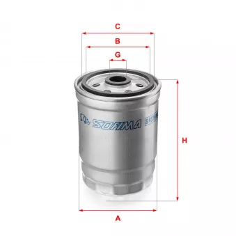 Filtre à carburant SOFIMA S 4526 NR