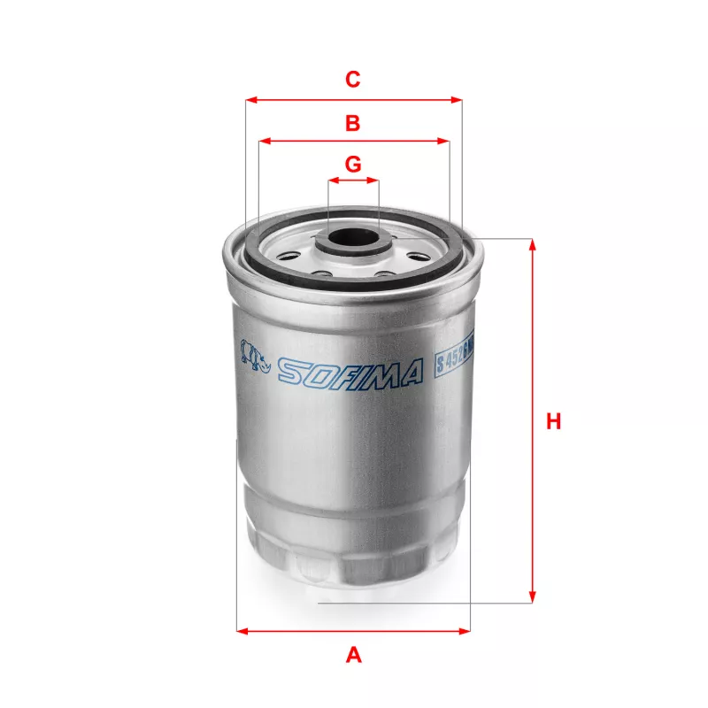 Filtre à carburant SOFIMA S 4526 NR