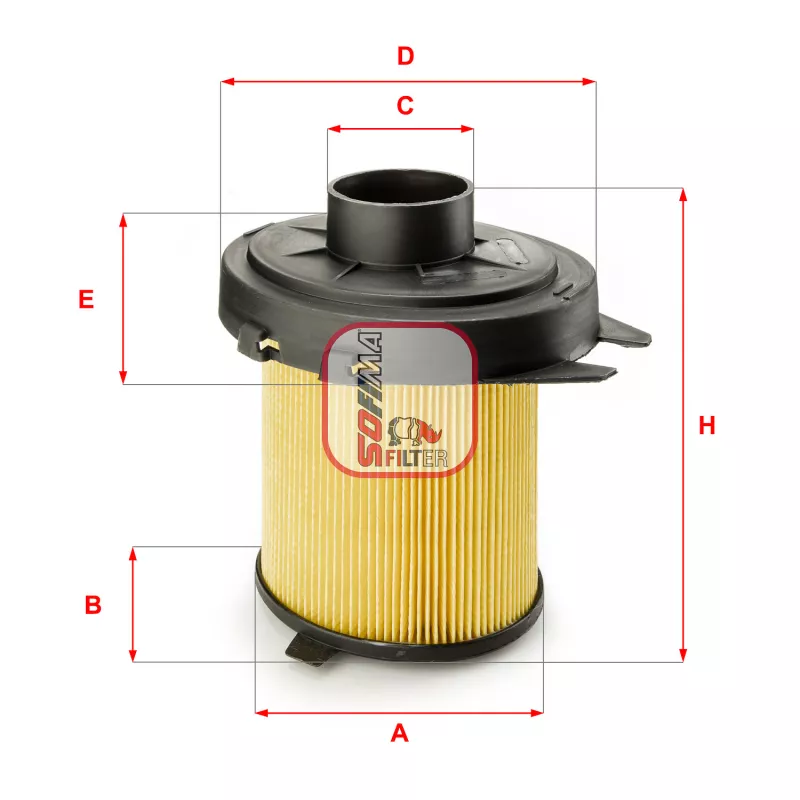 Filtre à air SOFIMA S 4580 A