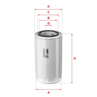 Filtre à huile SOFIMA S 4820 R