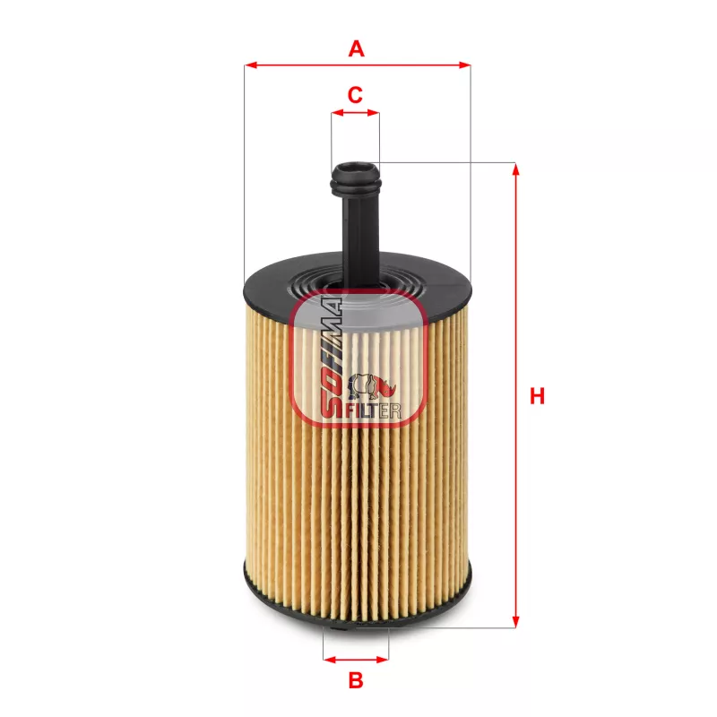 Filtre à huile SOFIMA S 5023 PE