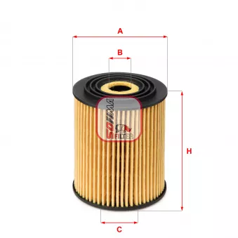 Filtre à huile SOFIMA S 5034 PE