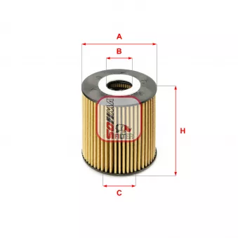 Filtre à huile SOFIMA S 5052 PE