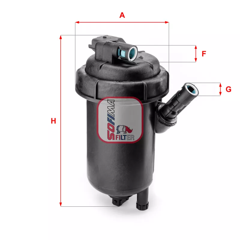 Boîtier, filtre de carburant SOFIMA S 5120 GC