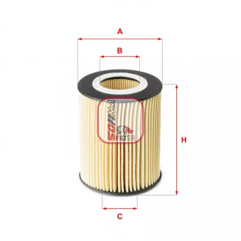 Filtre à huile SOFIMA S 5177 PE