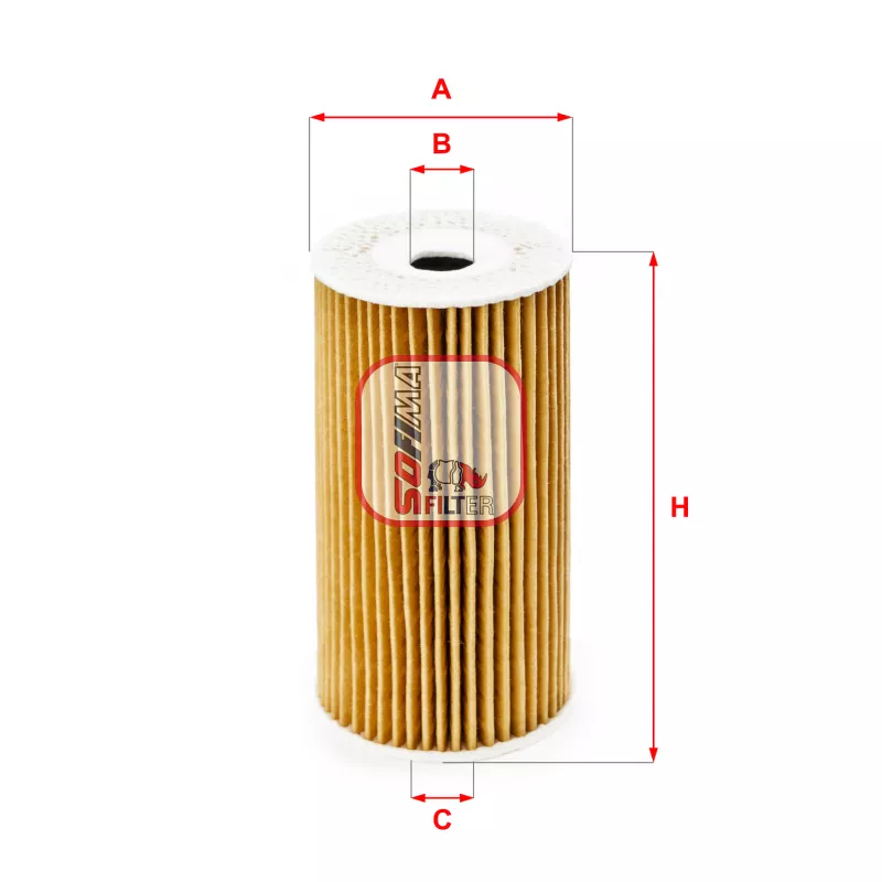 Filtre à huile SOFIMA S 5186 PE
