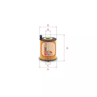 Filtre à huile SOFIMA S 5253 PE