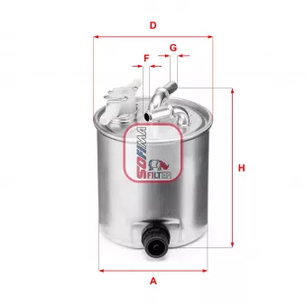 Filtre à carburant SOFIMA S 5392 GC
