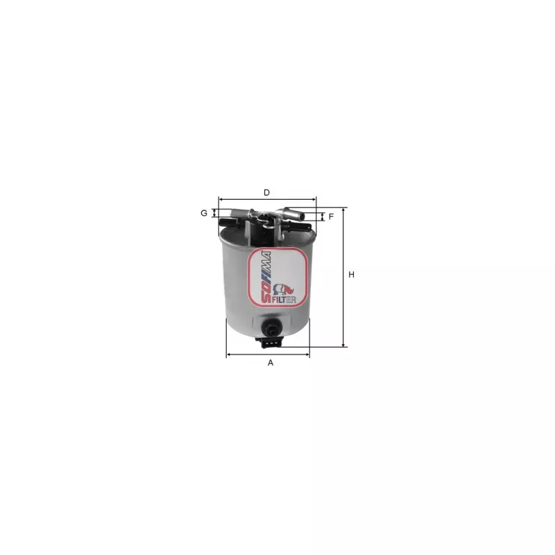 Filtre à carburant SOFIMA S 5393 GC