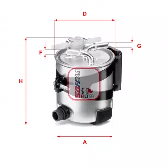 Filtre à carburant SOFIMA S 5418 GC