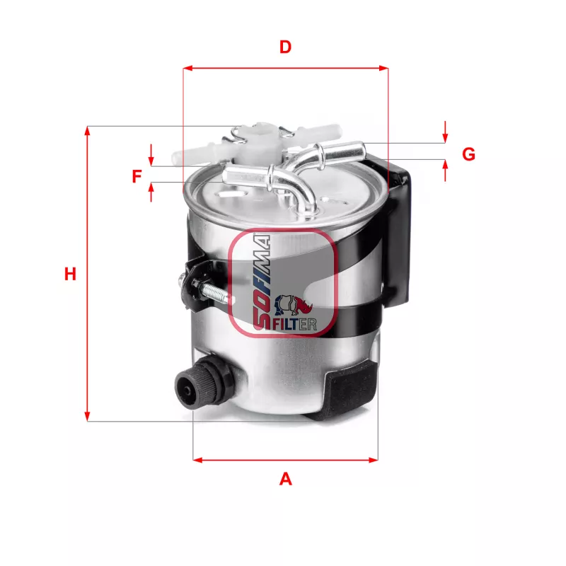 Filtre à carburant SOFIMA S 5418 GC