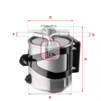 Filtre à carburant SOFIMA S 5430 GC