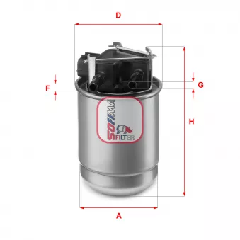 Filtre à carburant SOFIMA S 5517 GC