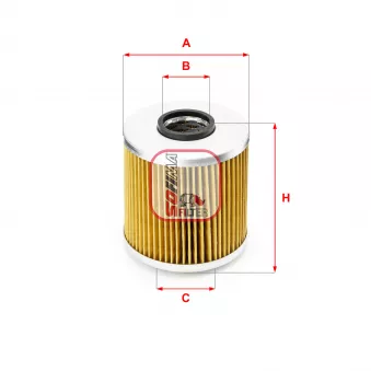 Filtre à huile SOFIMA S 5541 PO