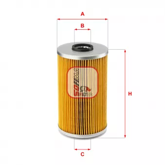 Filtre à huile SOFIMA S 5555 PO