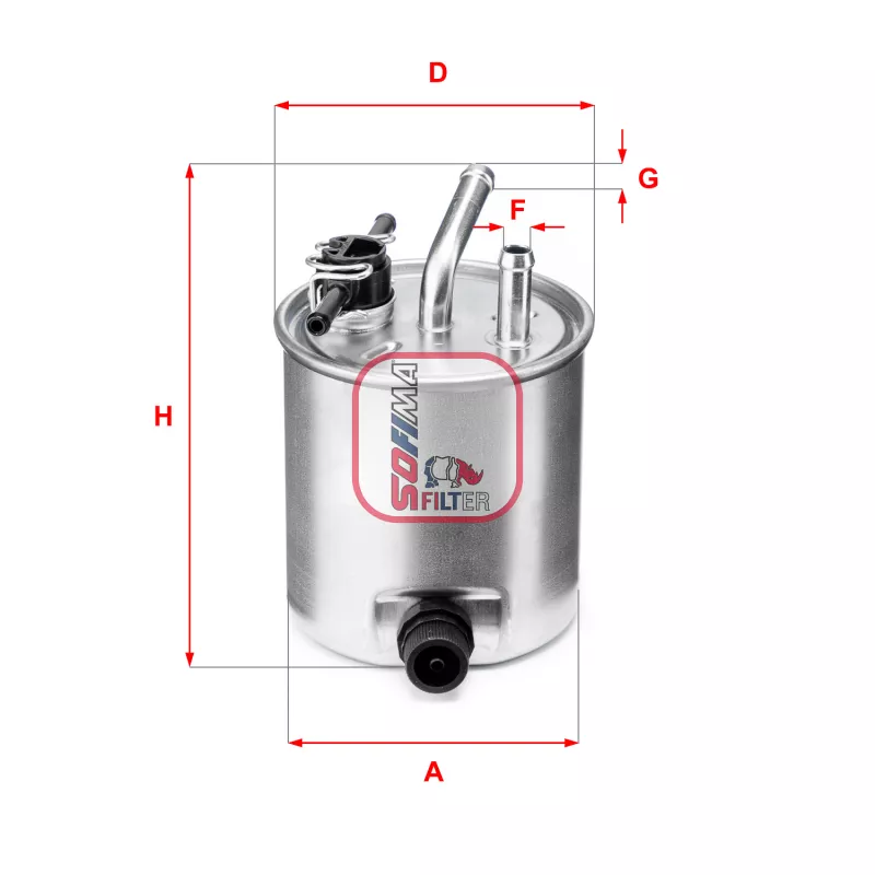 Filtre à carburant SOFIMA S 5582 GC